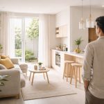 Layout rumah efisien pada rumah kecil modern yang terasa lega, rapi, dan nyaman untuk aktivitas harian