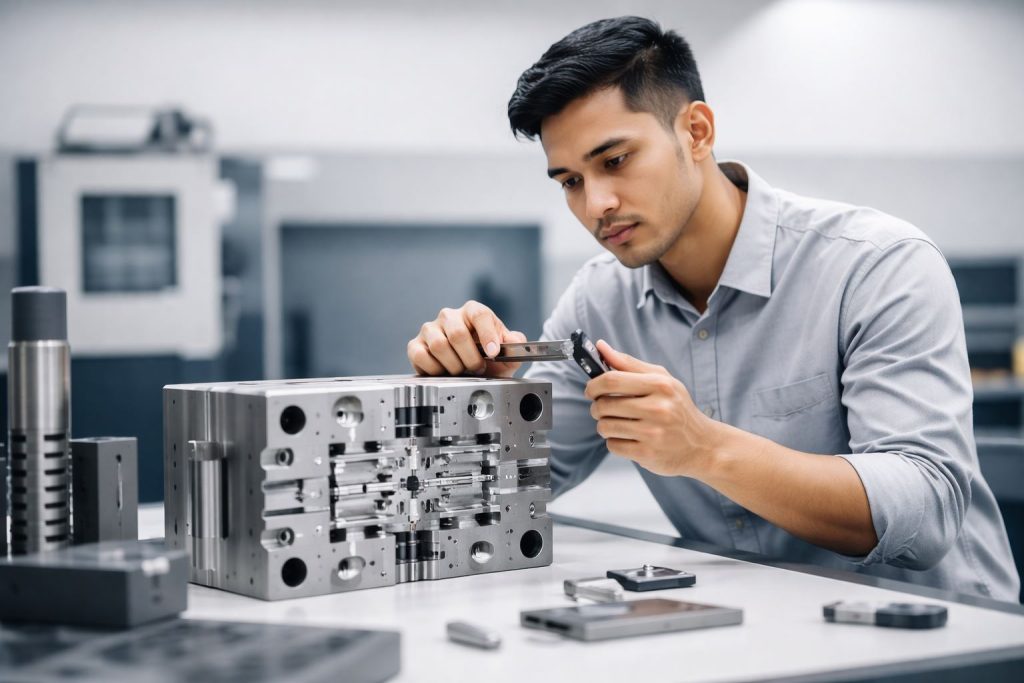 quality mold dies presisi dengan perhatian pada detail kecil untuk menjaga konsistensi hasil produksi dan meningkatkan repeat order